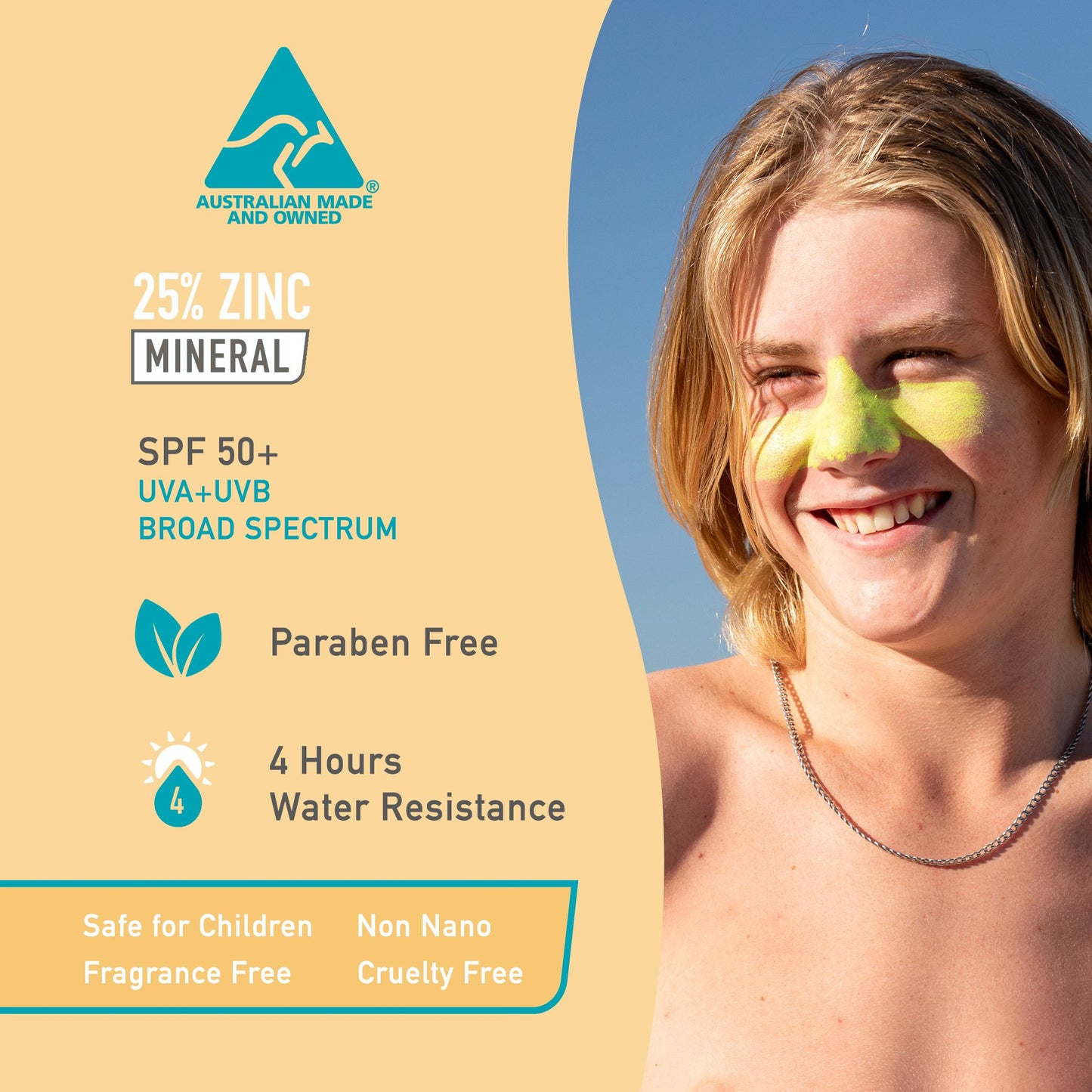 SUN ZAPPER Zinc Stick SPF50+