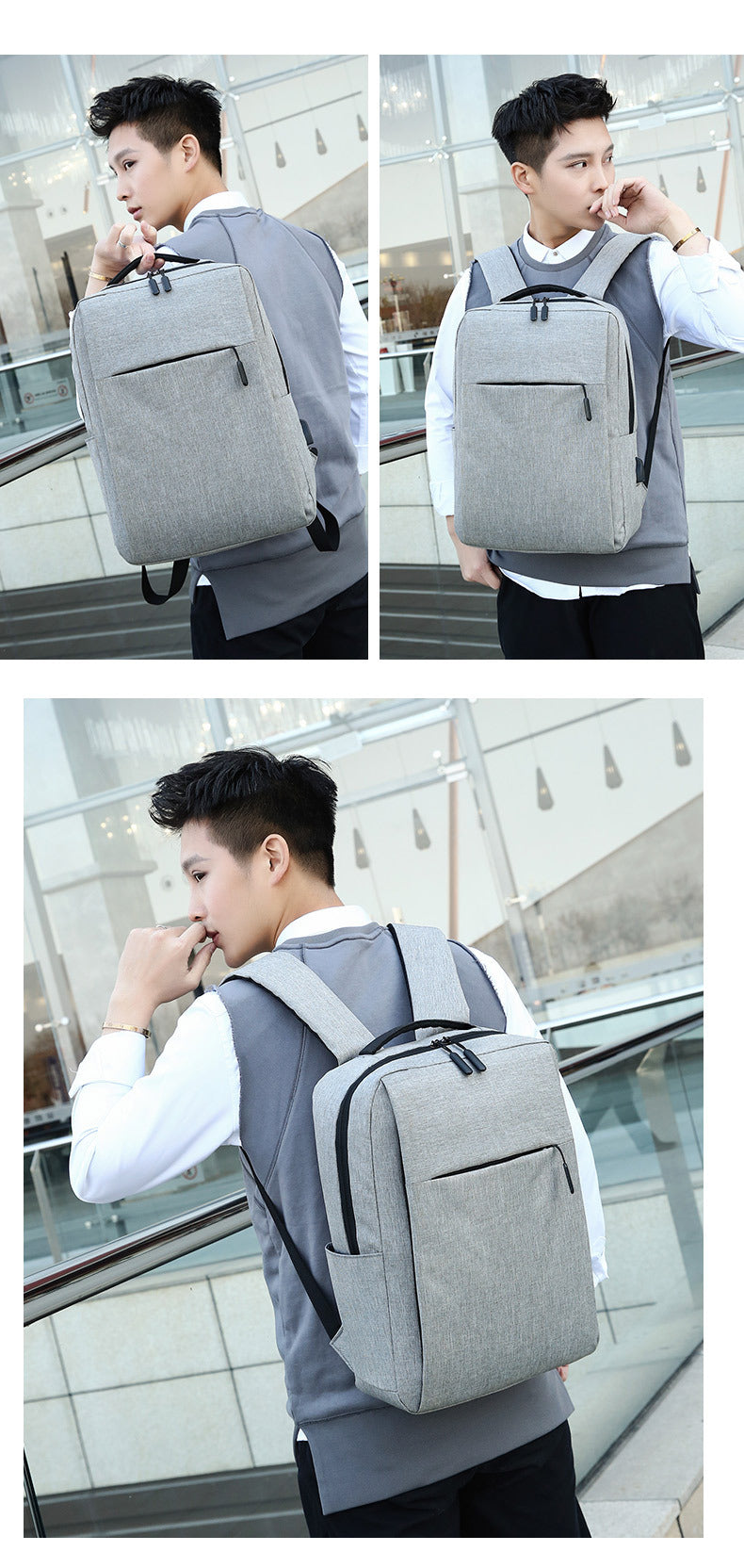 BAG 04 Backpack with pouches (3-set Bag)