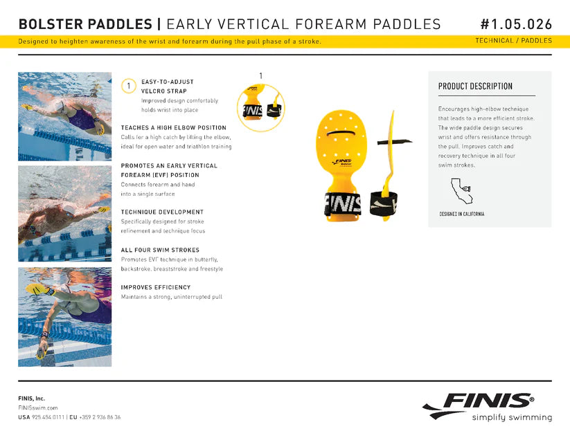 FNS Bolster Swimming Paddles