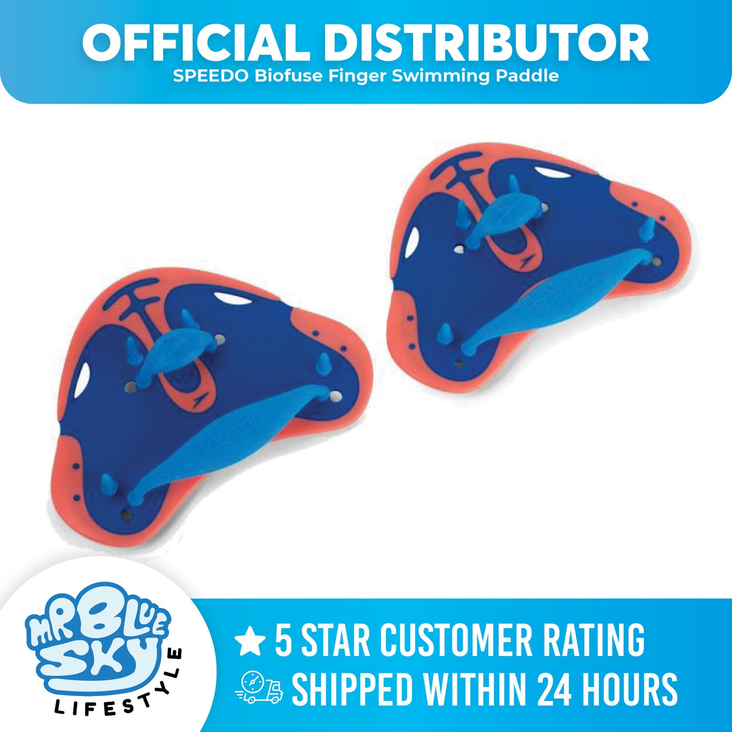 SPD Biofuse Finger Swimming Paddle