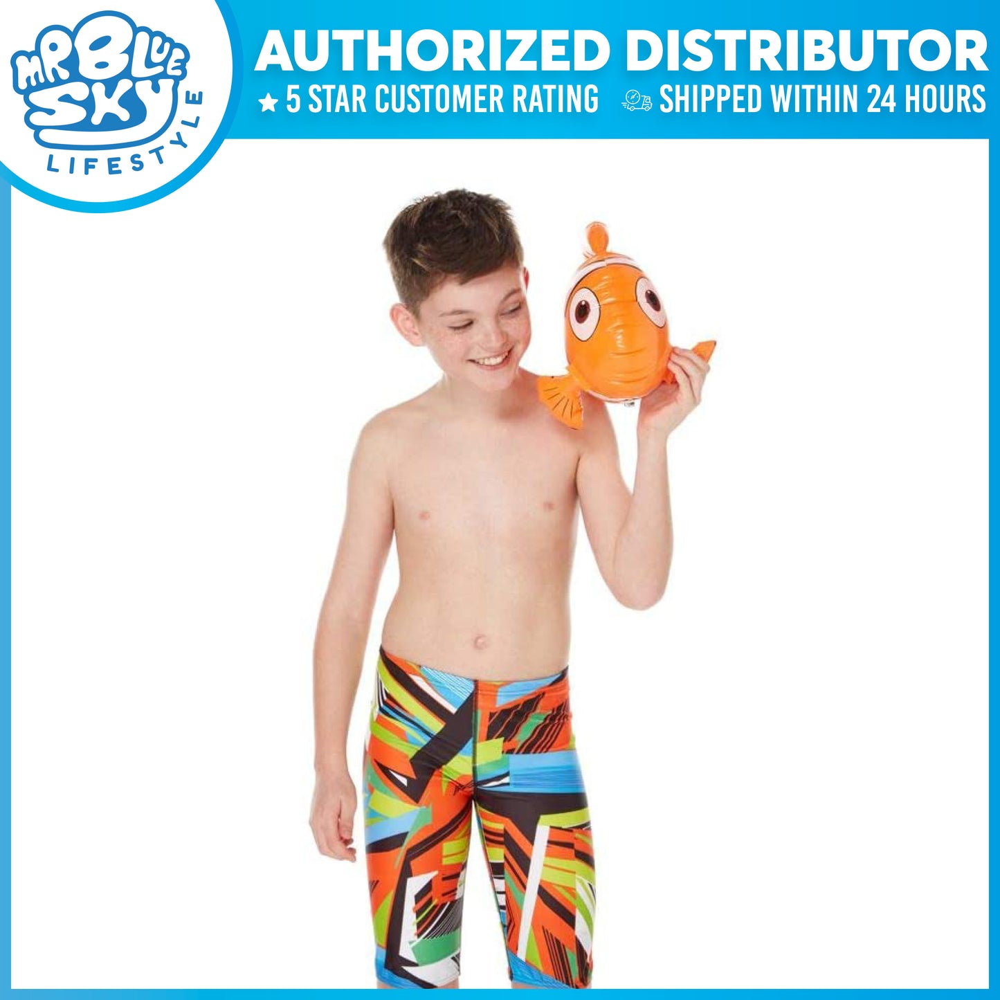 MARU (BK9093) SWIMMING JAMMER - Boy's Junior Sahara
