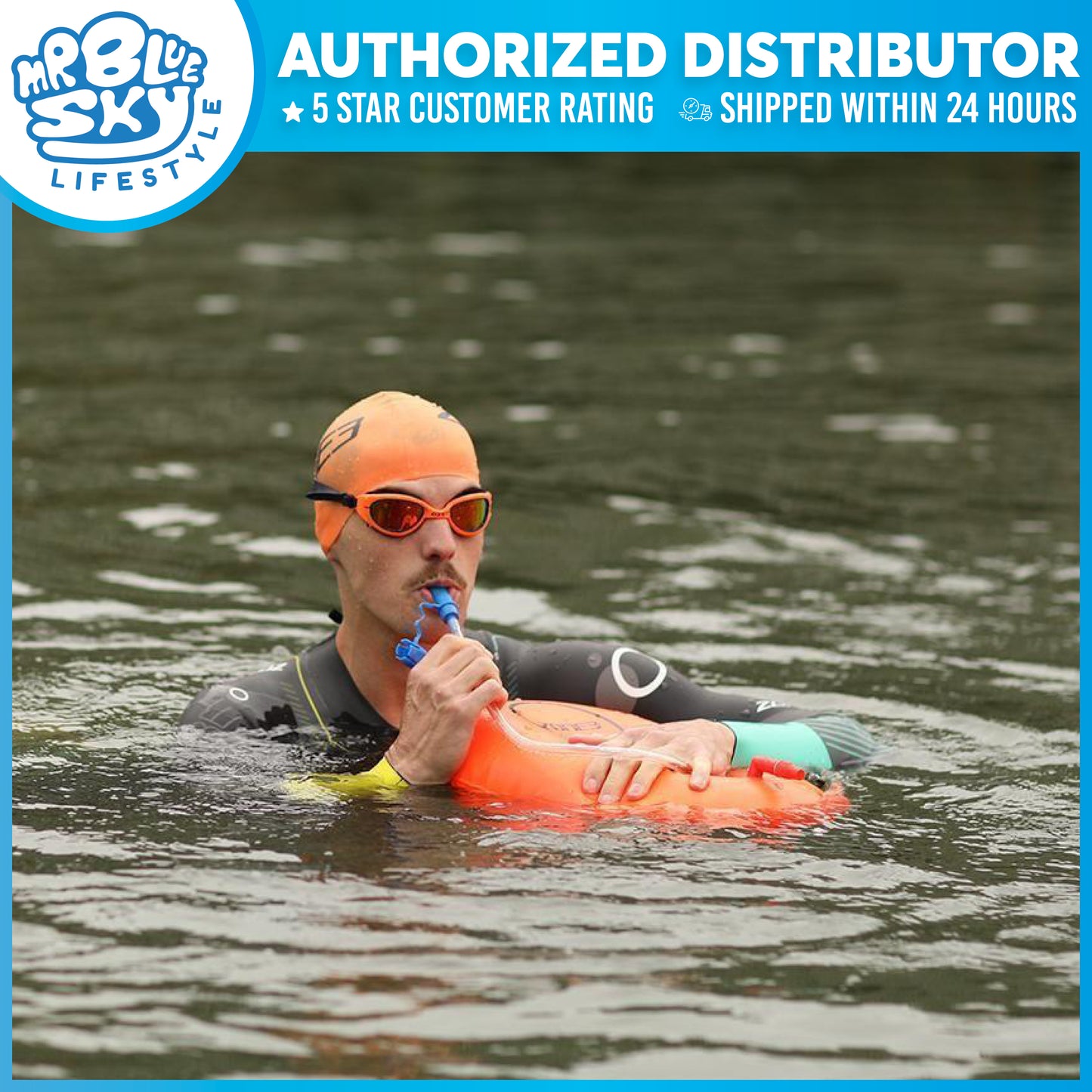 ZONE3 Swim Safety Buoy w/ Hydration Control