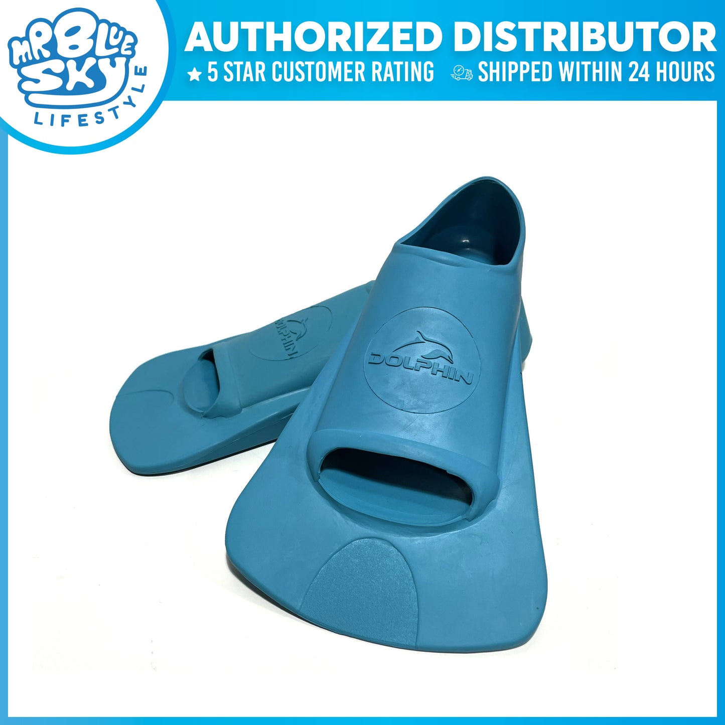 DOLPHIN Swimming Fins (Short Blade)