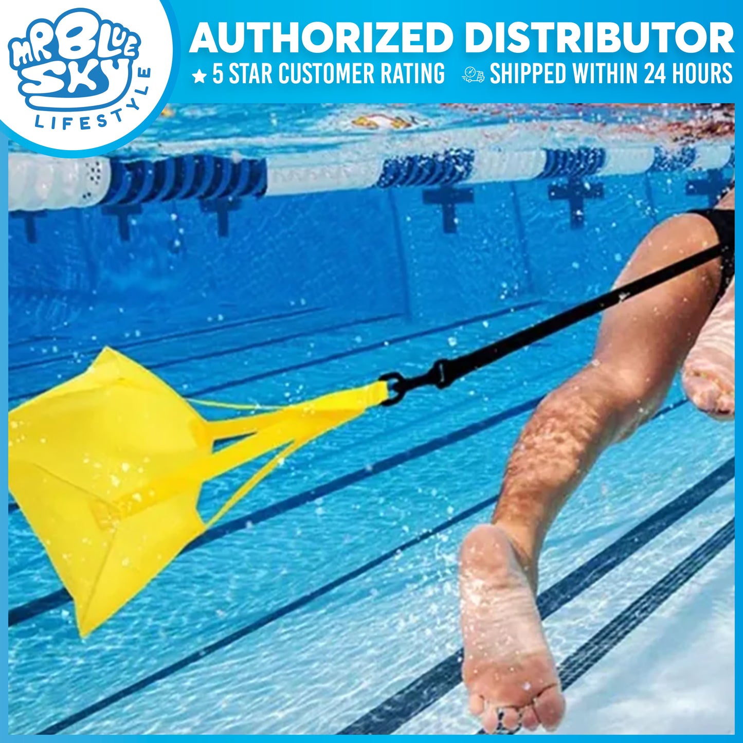 STRECHCORDZ (S109-R) Swimming Resistance Replacement Drag Chutes