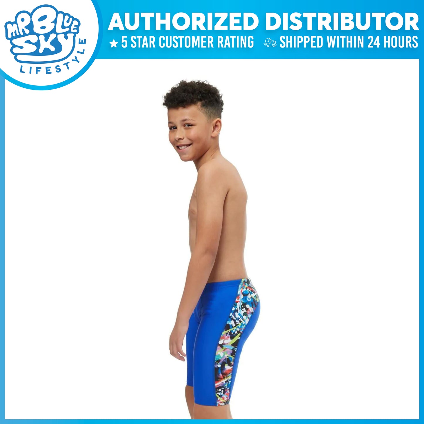 MARU (BK0089) SWIMMING JAMMER - Junior Splash Ecotech Panel