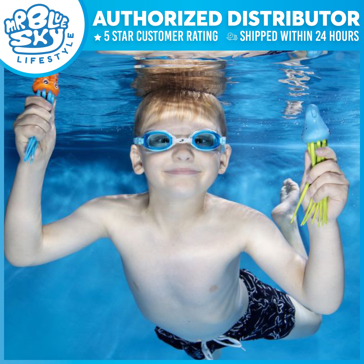 SPLASH ABOUT Floaty Squid Dive Toys