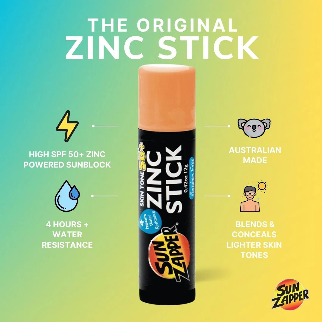 SUN ZAPPER Zinc Stick SPF50+