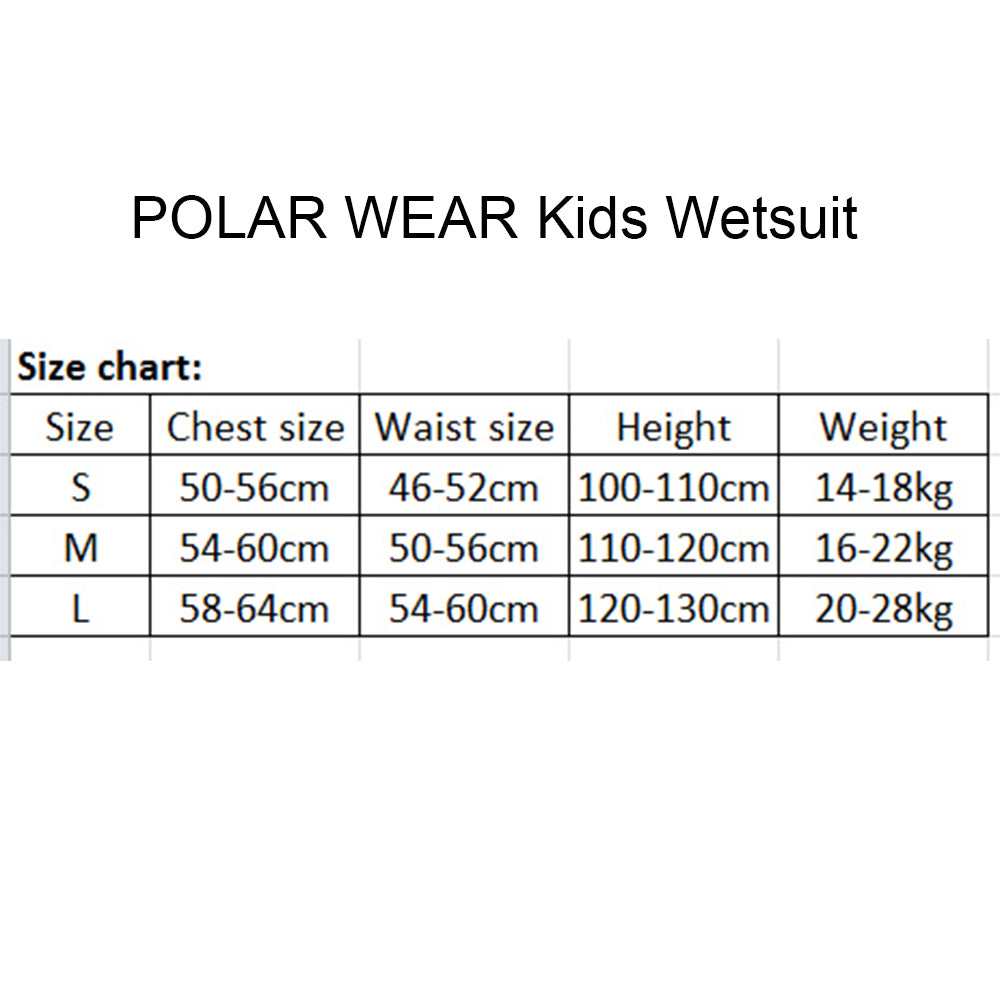 POLAR WEAR Kids Wetsuit