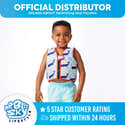 Gilet De Natation Ajustable Splash About Pour Enfants 6-10 Ans - Apprentissage Nage, Néoprène, Sangle Entrejambe - 3