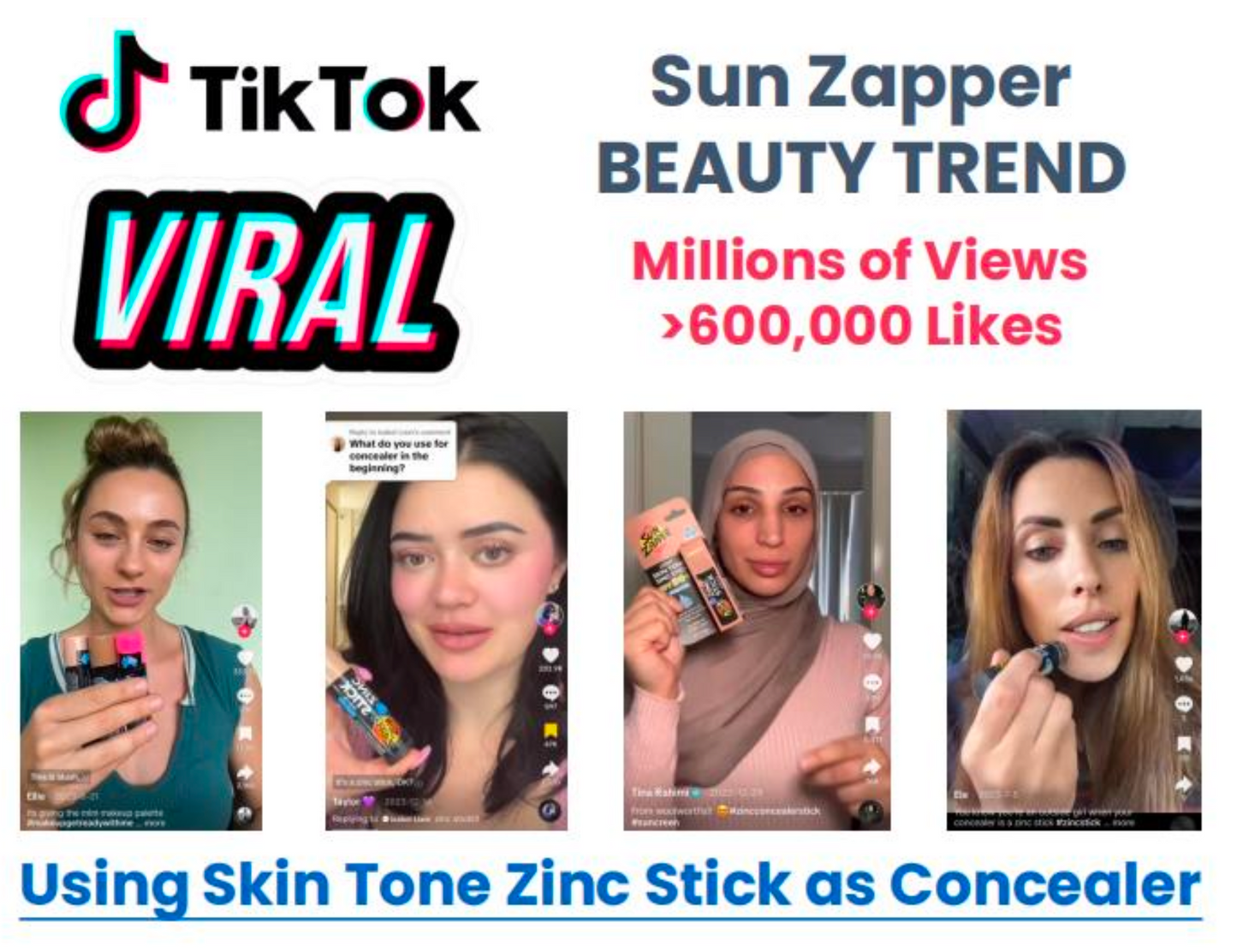 SUN ZAPPER Zinc Stick SPF50+