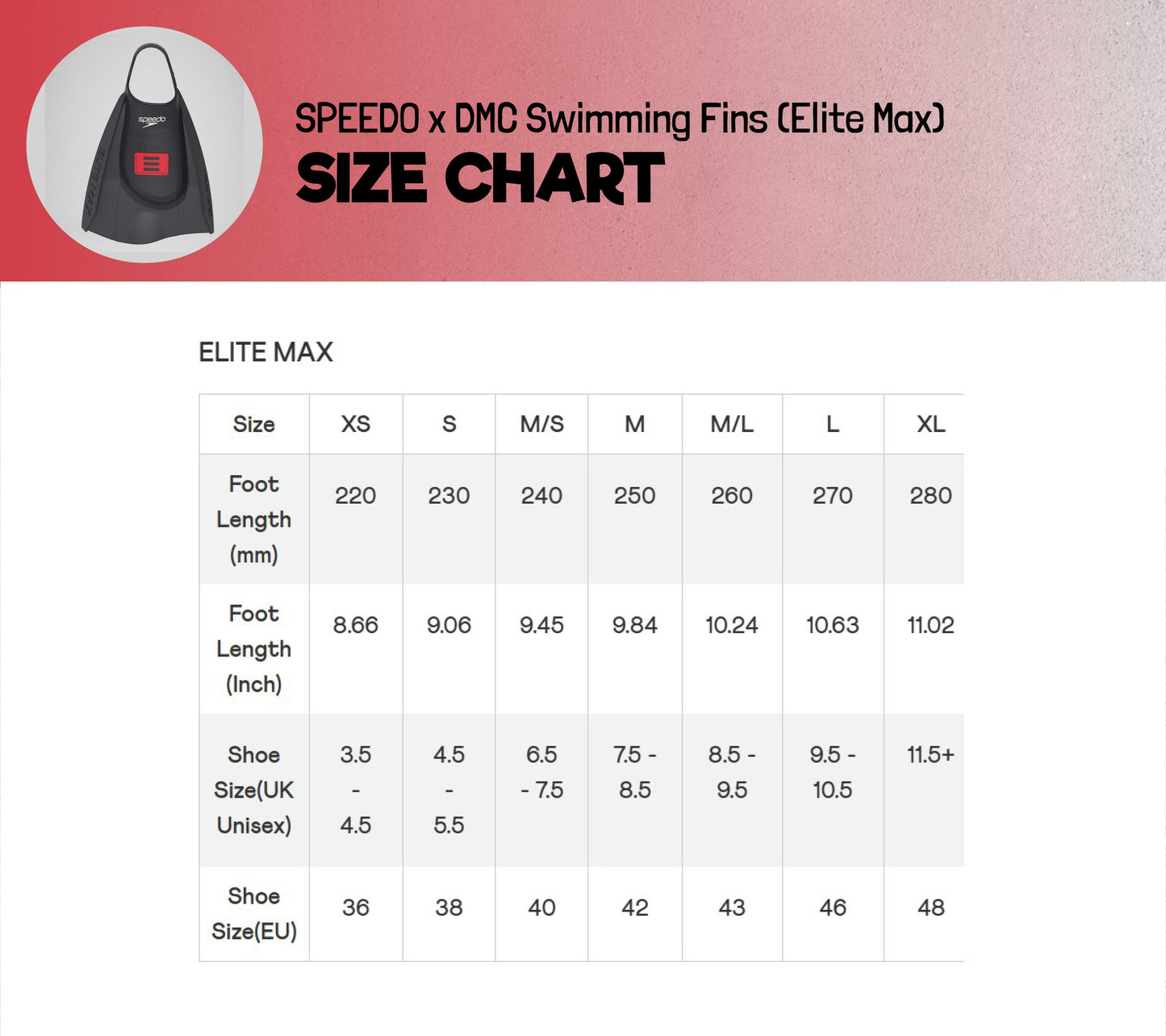 SPD x DMC Swimming Fins (Elite Max)