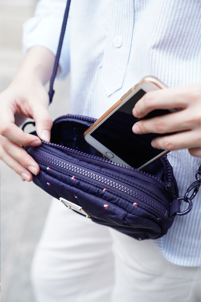 VOVAROVA 2-ZIP Puff Sling Bag