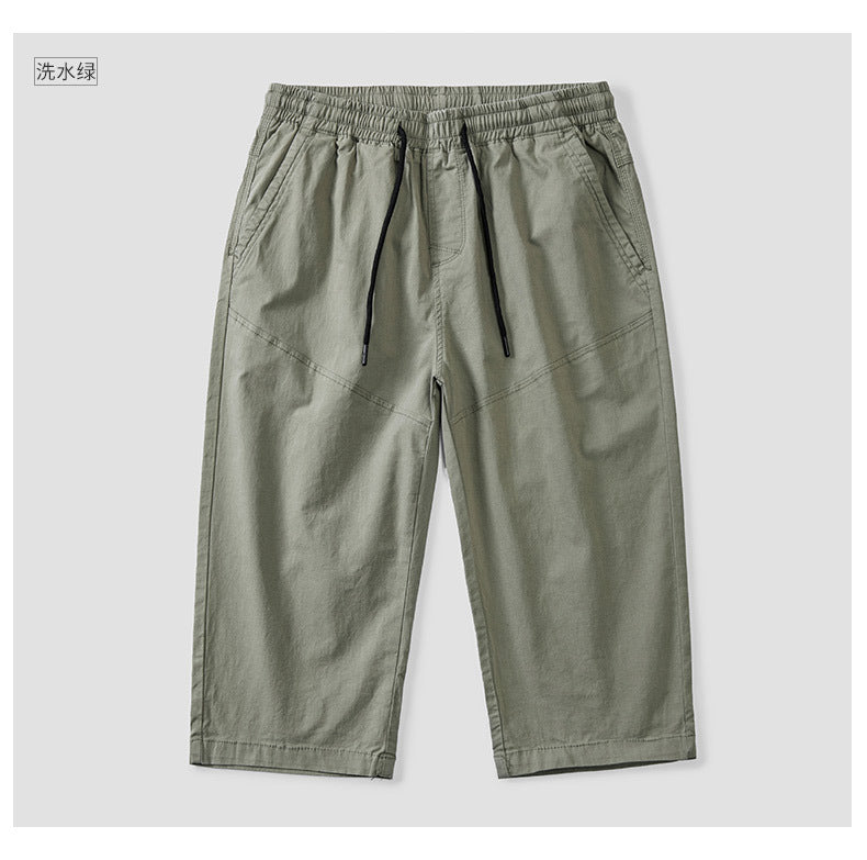 PANTS Men 01 Loose Capri Pants