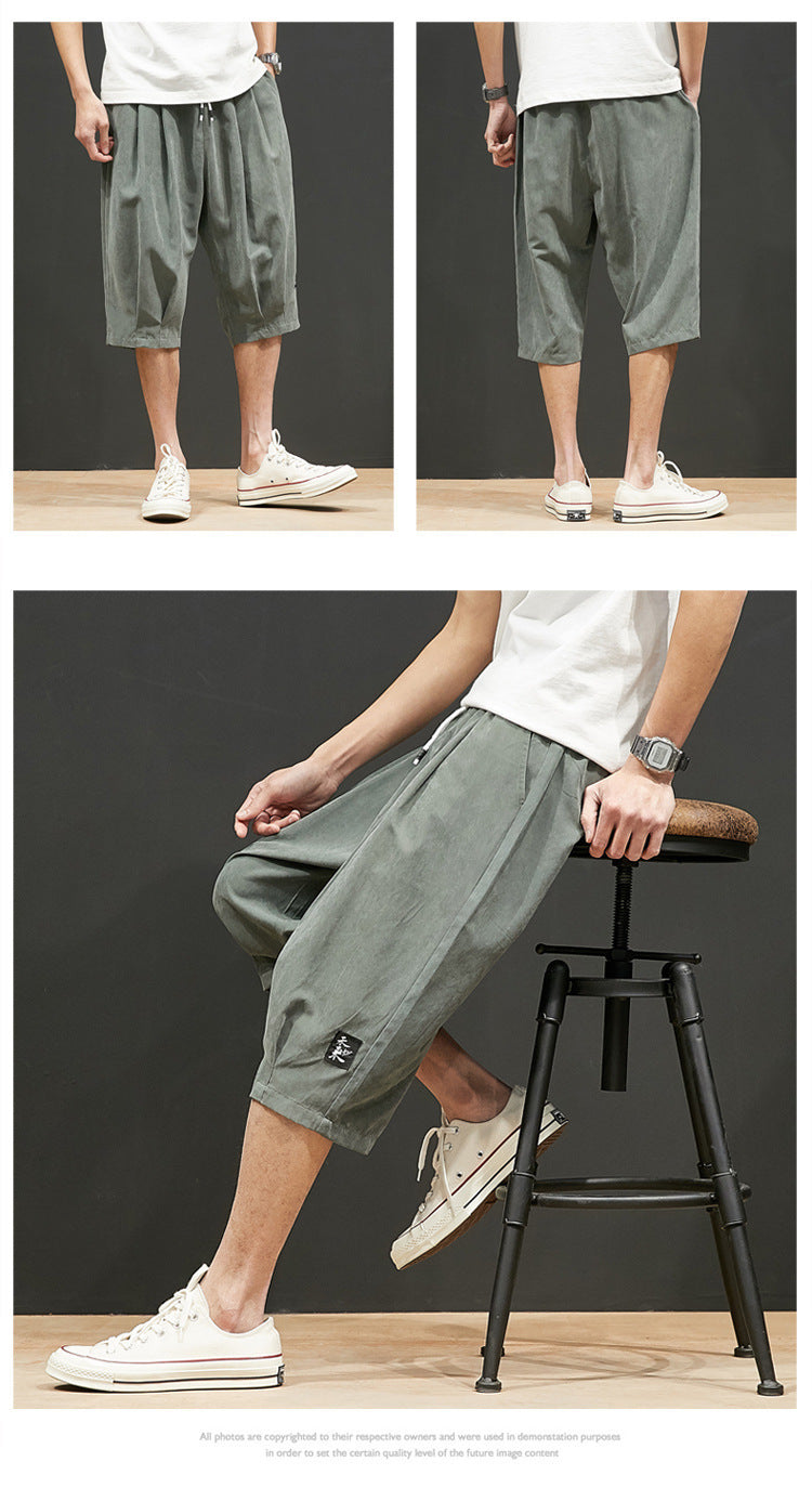 PANTS Men 04 Loose Pants Chinese Tag