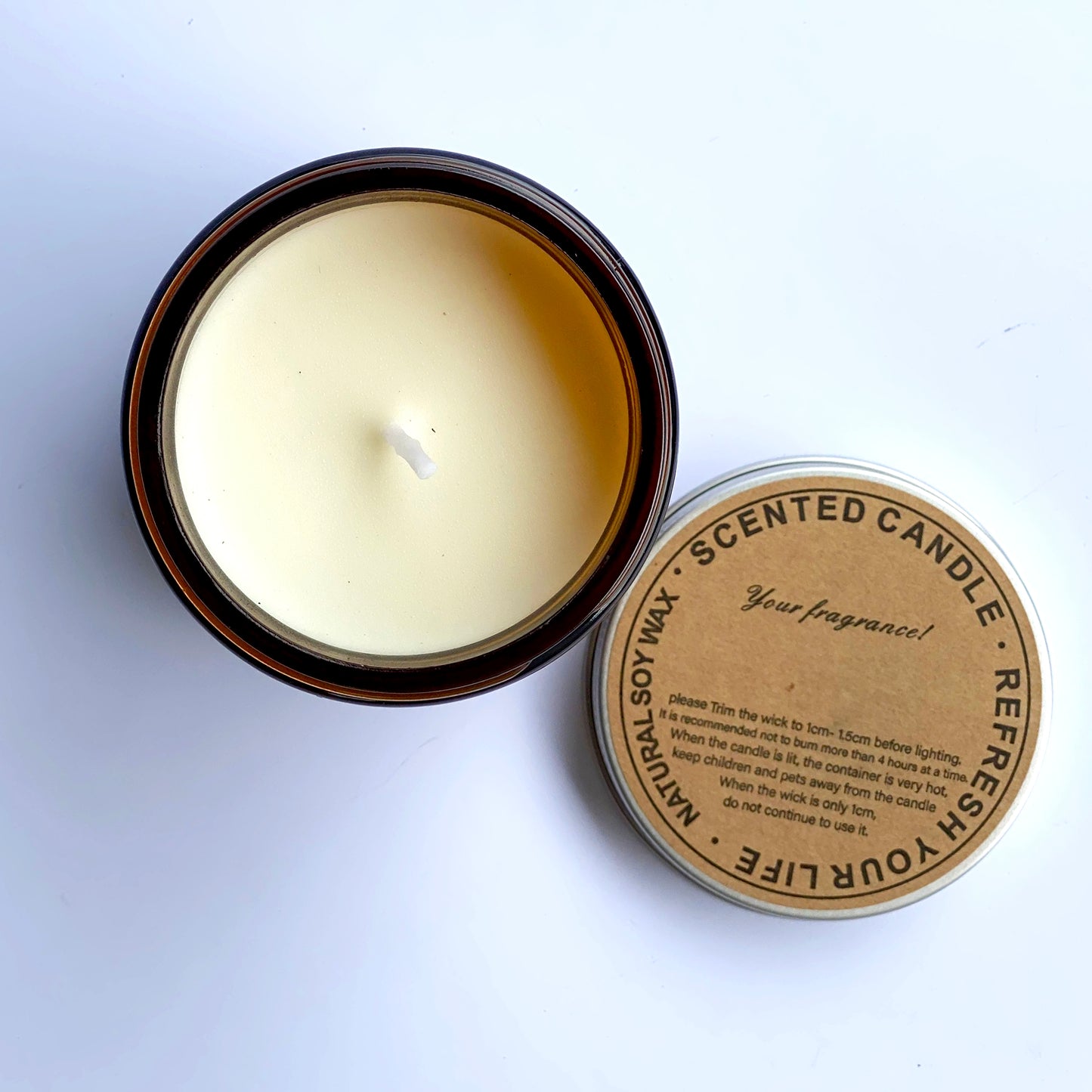 DELICATE AROMA SENSATION Scented candle Natural Soy Wax (200g/7oz)