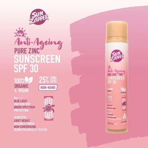 SUN ZAPPER Pure Zinc Anti-Ageing Sunscreen