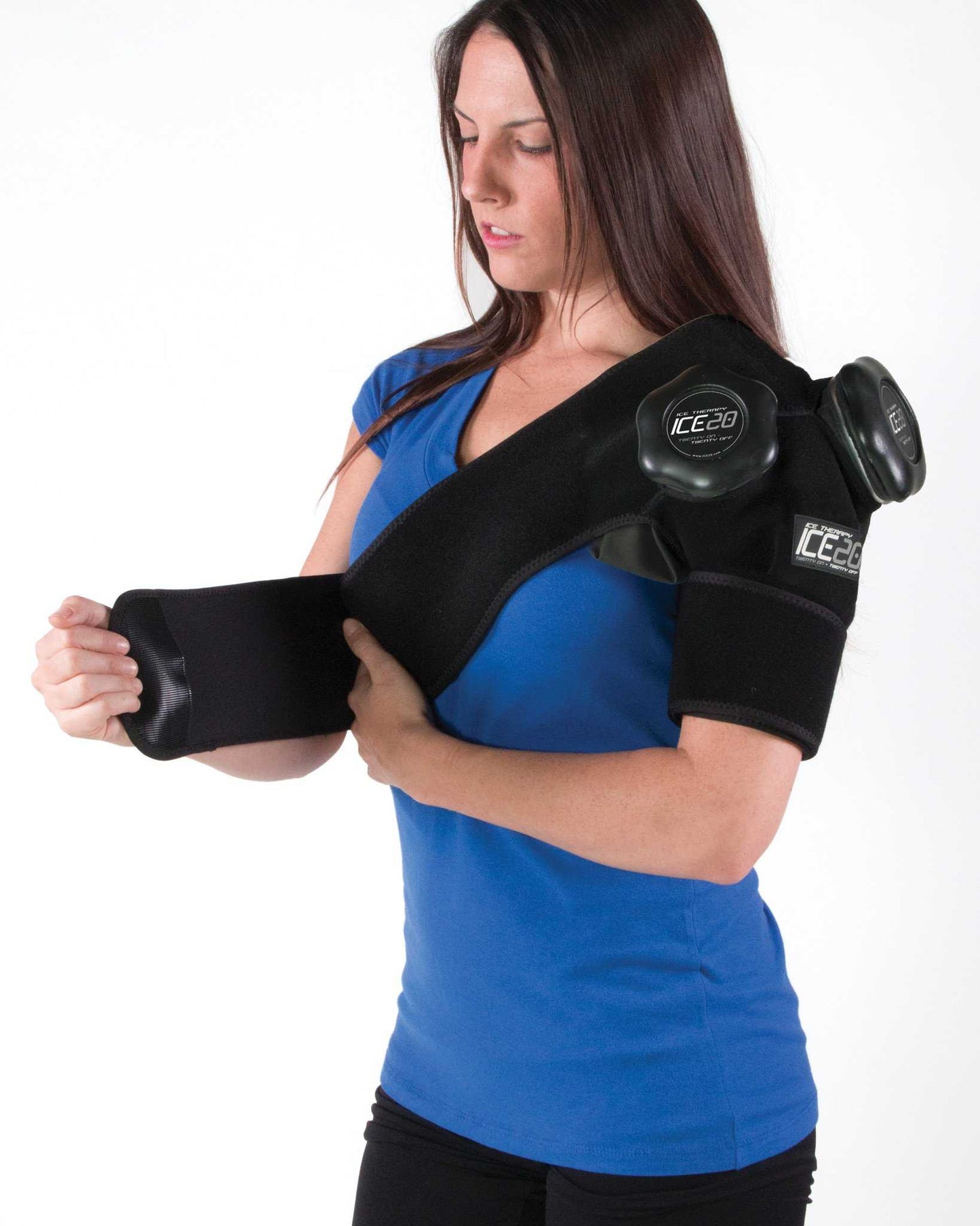 ICE20 Ice Compression Wrap - Cold Compress Double Shoulder