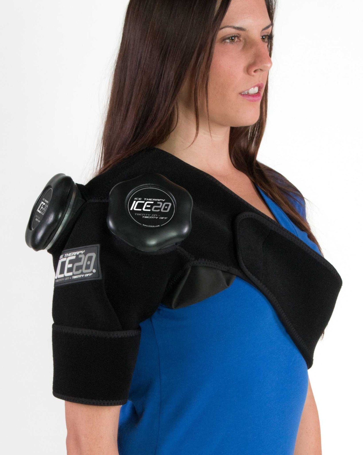 ICE20 Ice Compression Wrap - Cold Compress Double Shoulder