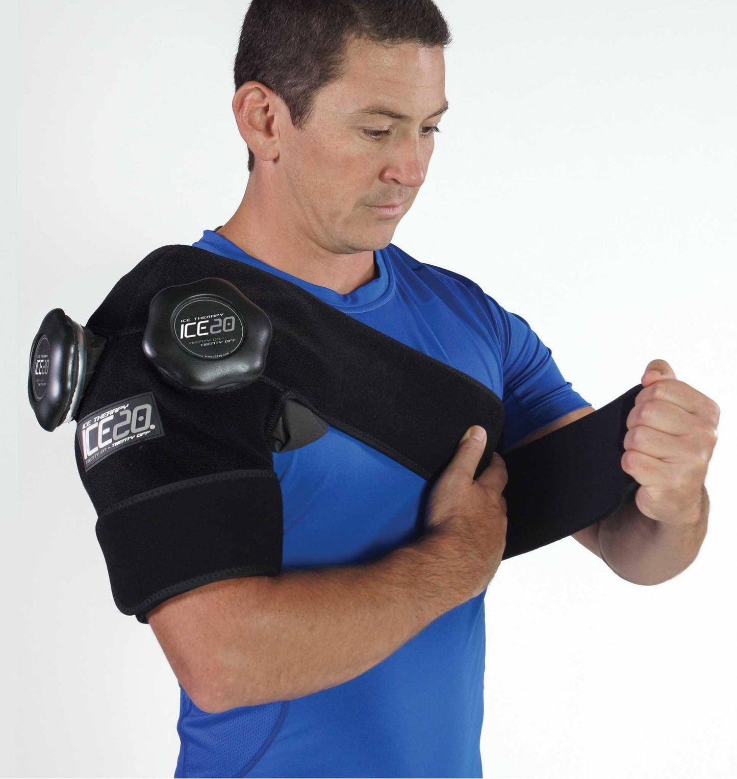 ICE20 Ice Compression Wrap - Cold Compress Double Shoulder