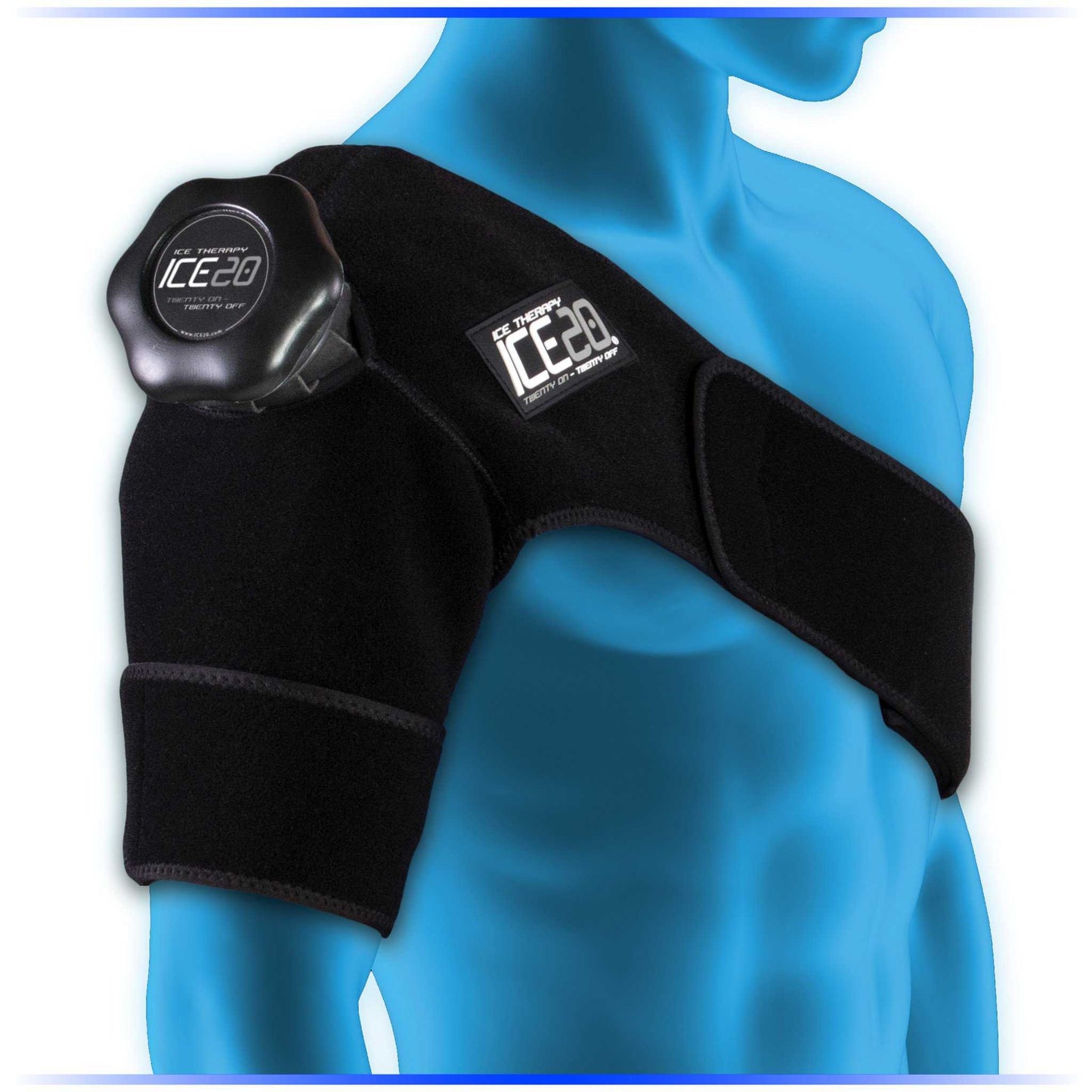 ICE20 Ice Compression Wrap - Cold Compress Single Knee