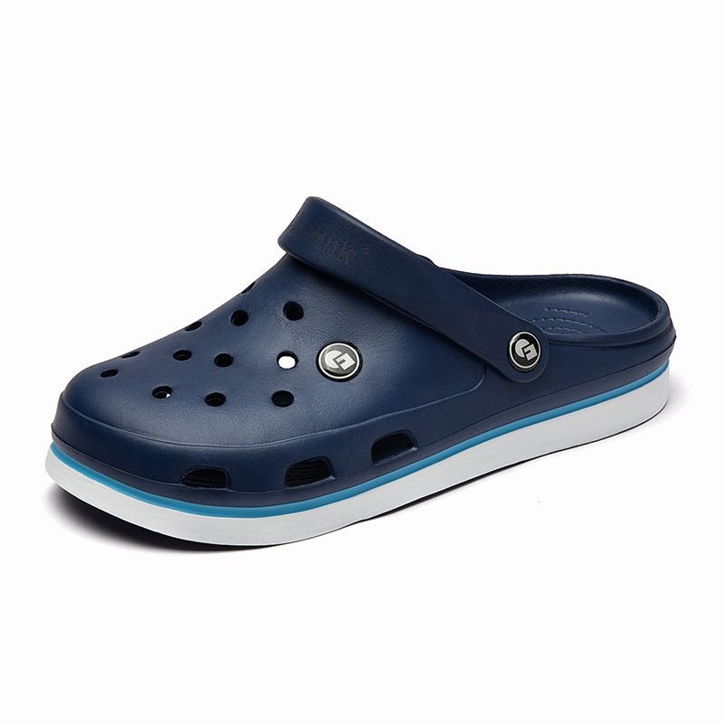 JYMNK (Men) Clogs Slippers Shoes Outdoor Indoor – Blue Sky