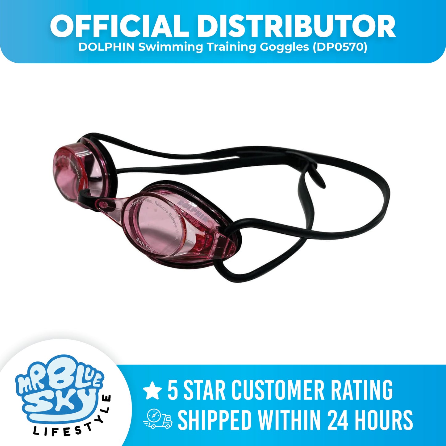 DOLPHIN Swimming Training Goggles (DP0570)