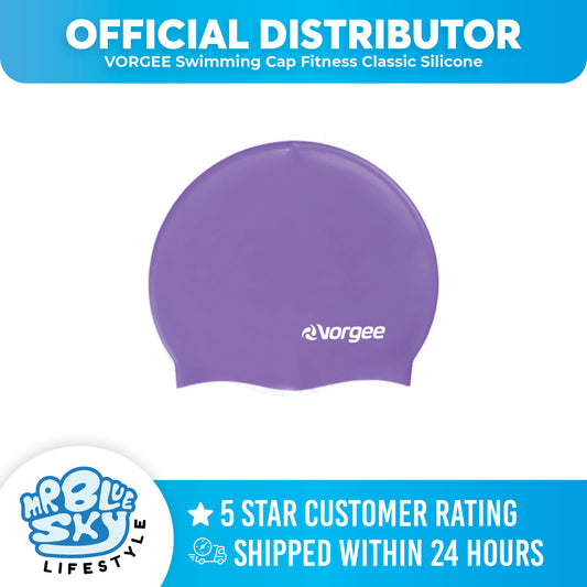 VORGEE Swimming Cap Fitness Classic Silicone