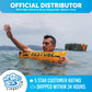 RESTUBE Extreme Swimming Buoy Responder (Black Lime)