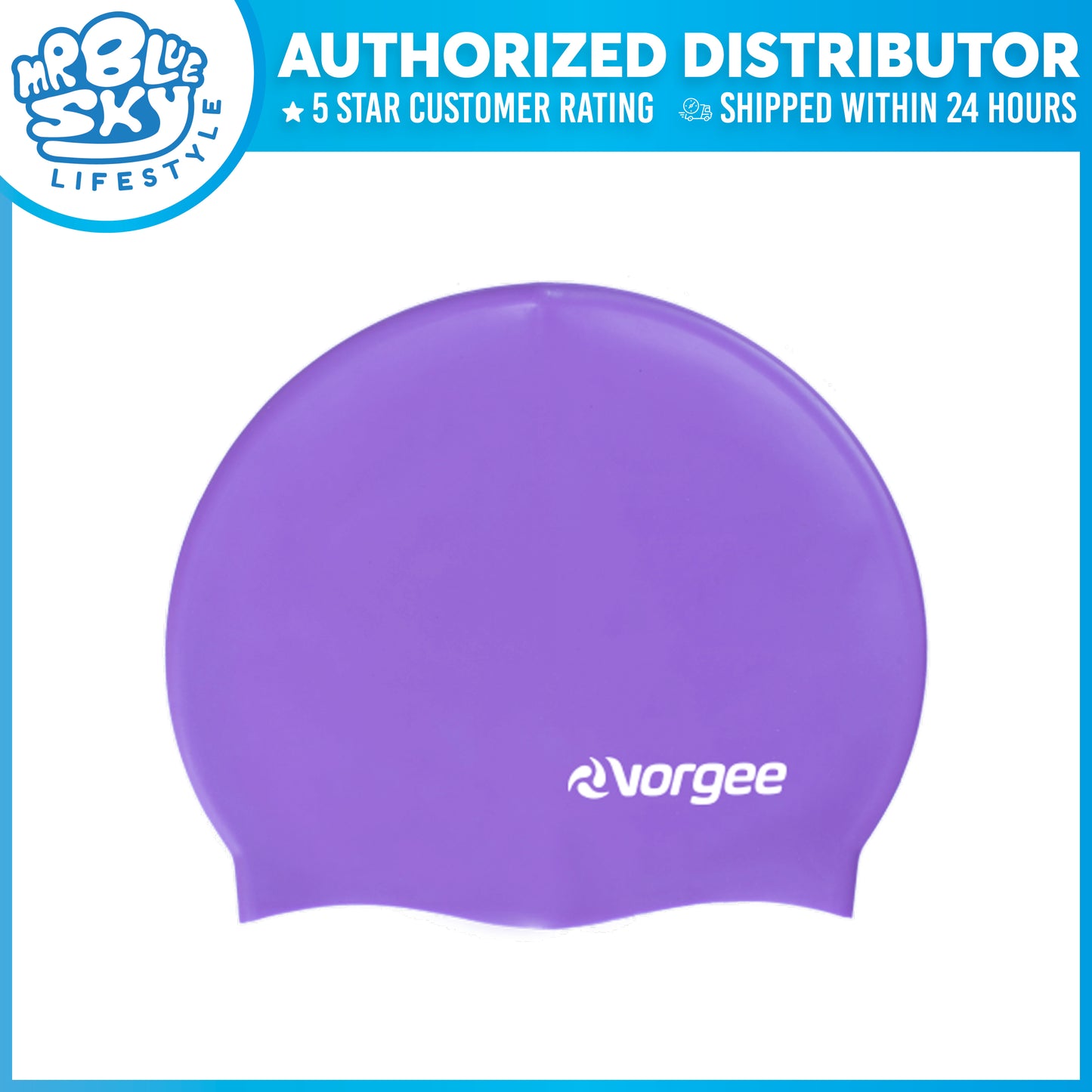 VORGEE Swimming Cap Fitness Classic Silicone