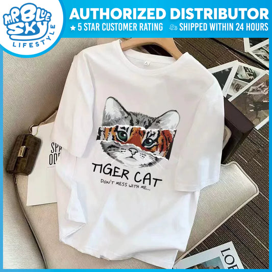 TEE Shirt Cotton Printed Loose Tops