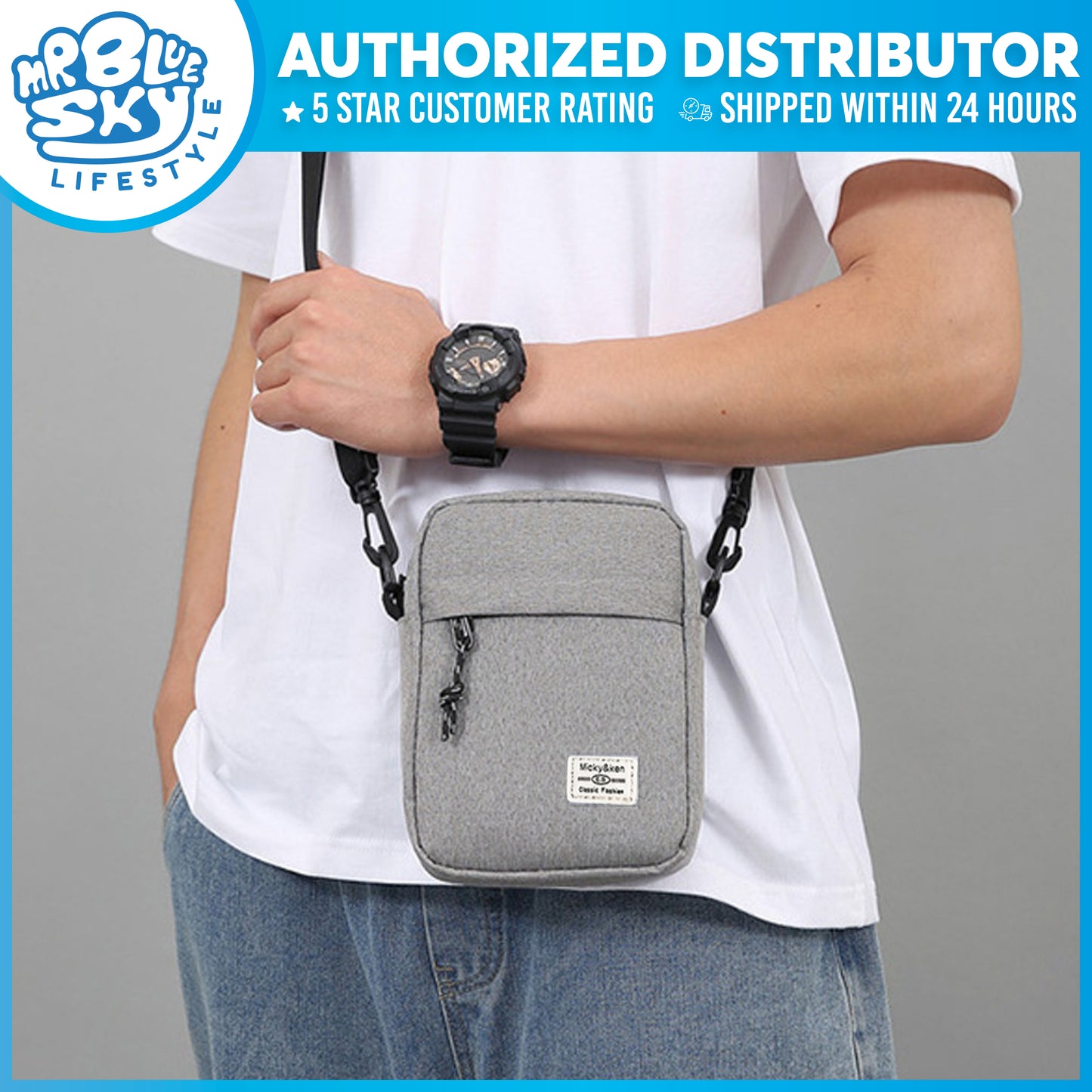 BAG 03 Micky&Ken Fanny Pack Crossbody Sling Bag