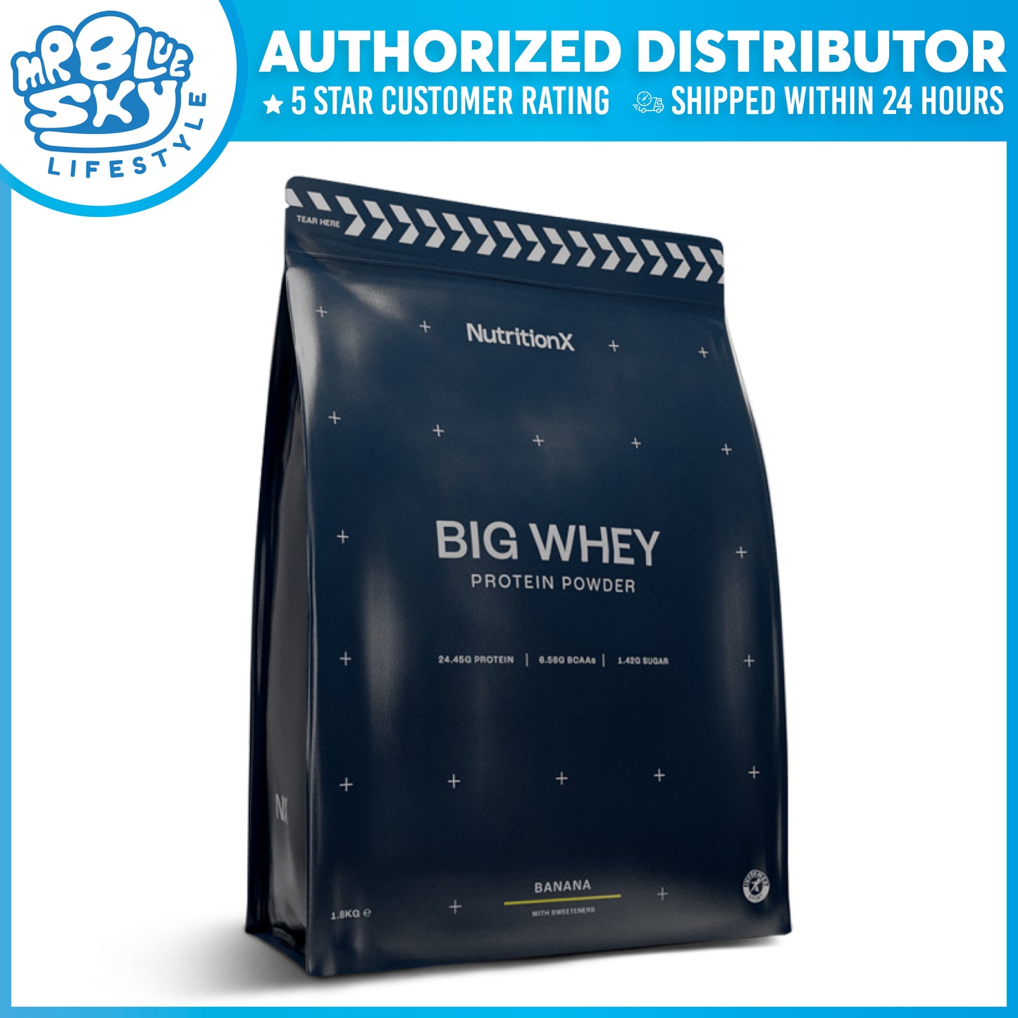 NUTRITIONX Big Whey Protein Powder (1.8kg)