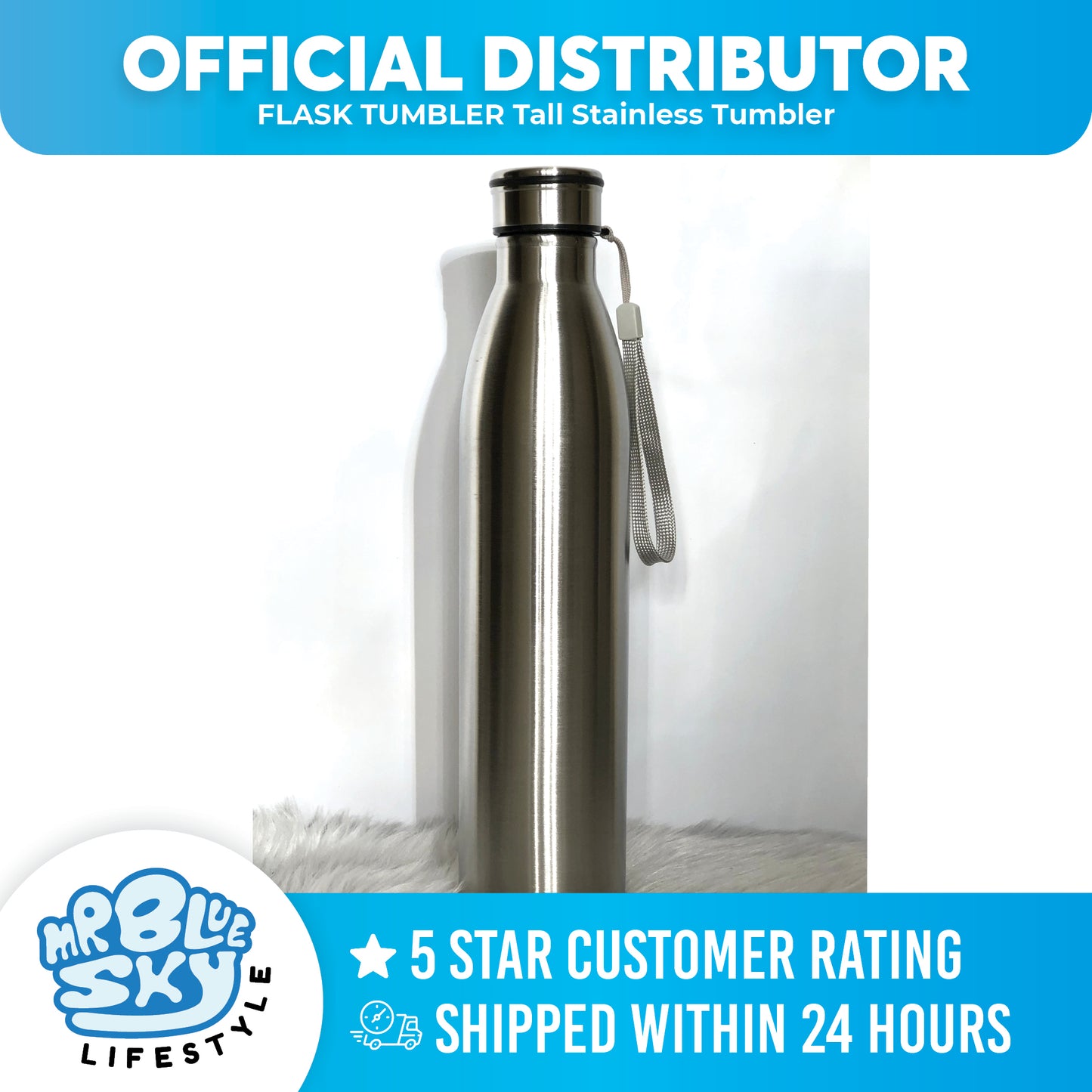 FLASK TUMBLER Tall Stainless Bottle 950ml