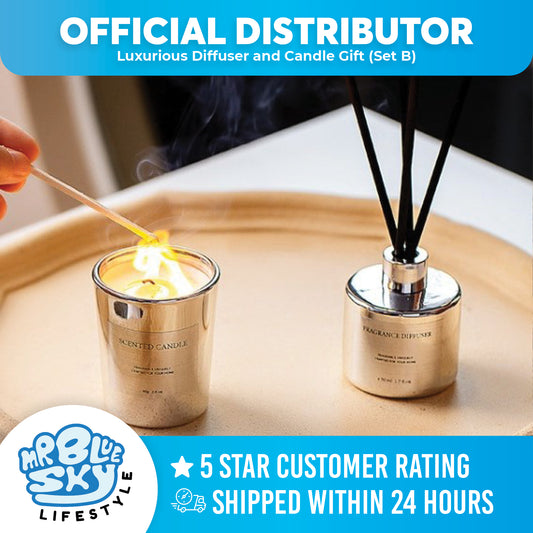 Luxurious Diffuser and Candle Gift (Set B)