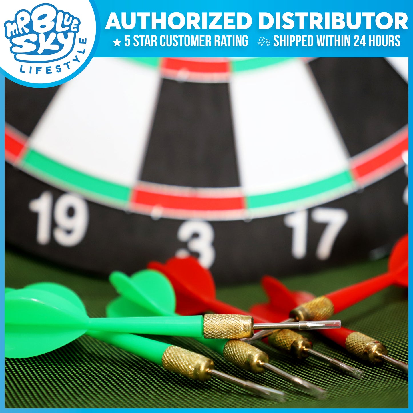 MBSL Dartboard Wooden Set