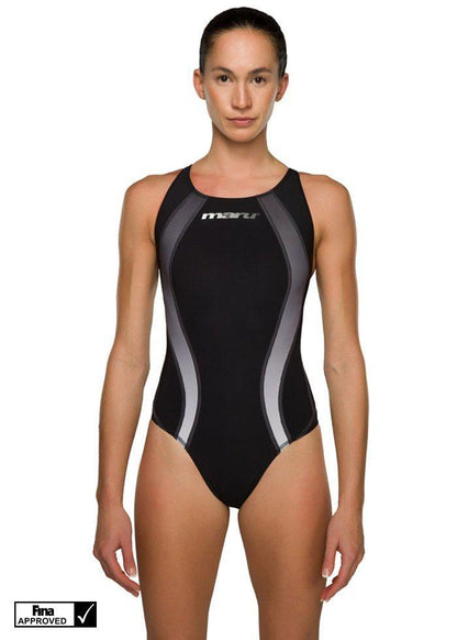 MARU (FP7101) SWIMMING SWIMSUIT - Women Pulse Vault Back (FINA approved)