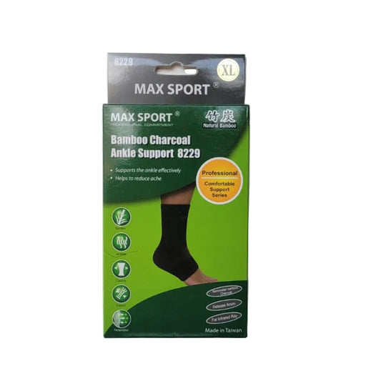 MAX SPORT Ankle Support (Plain Black)