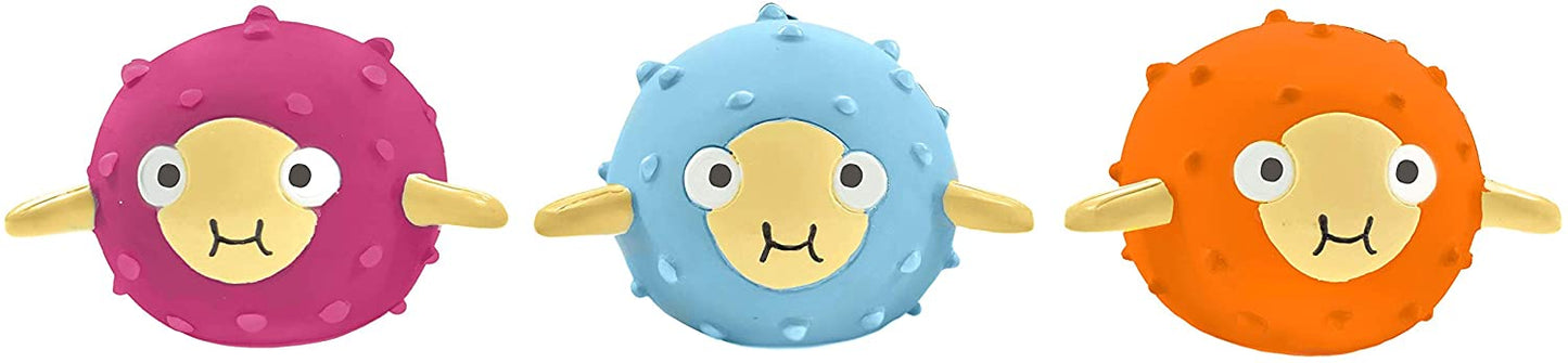 SPLASH ABOUT PufferFish Sensory Pool & Bath Toy (Non Toxic-Pack of 3)