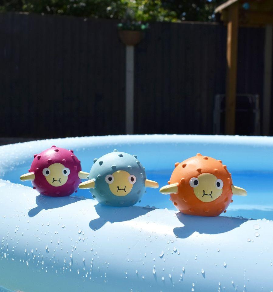 SPLASH ABOUT PufferFish Sensory Pool & Bath Toy (Non Toxic-Pack of 3)