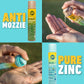 SUN ZAPPER Pure Zinc Anti Mozzie Sunscreen SPF50+