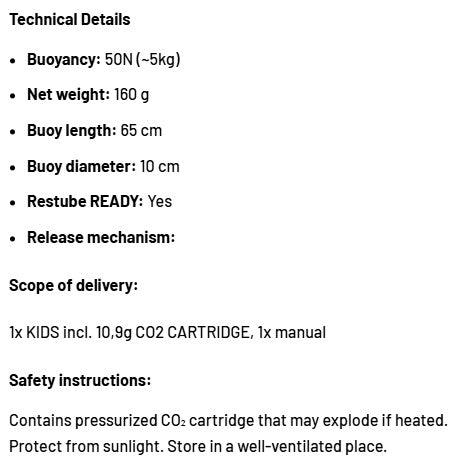 RESTUBE Kids (Swimming Buoy Responder)