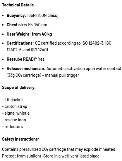 RESTUBE Lifejacket Sail