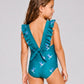 SANDBAR Girls Ruffle Swimsuit