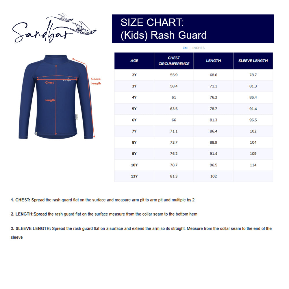 SANDBAR Kids Rash Guard