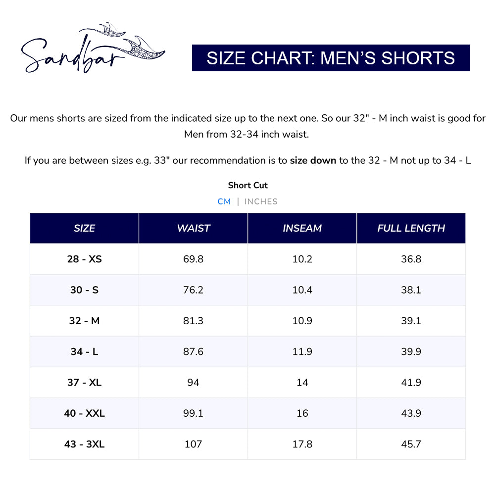SANDBAR (Mens) Swim Short Cut