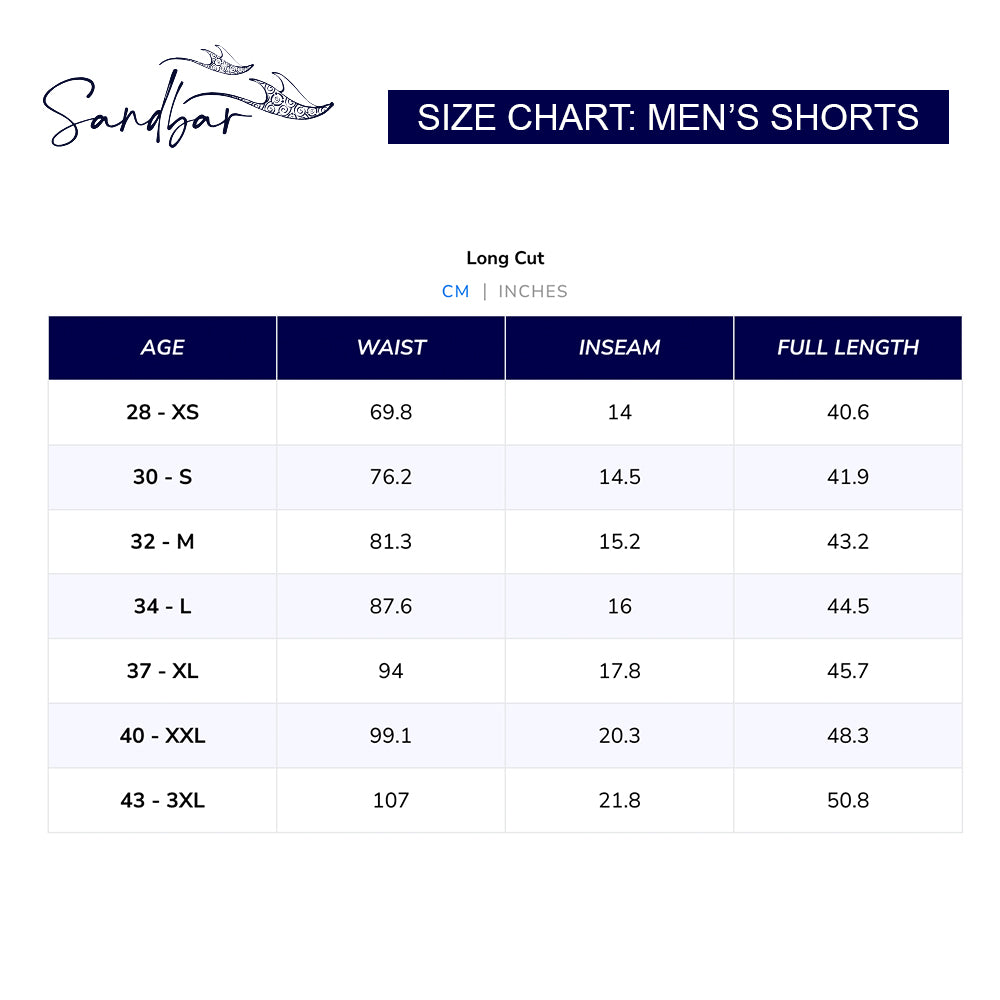 SANDBAR (Mens) Swim Short Cut