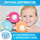 SPLASH ABOUT PufferFish Sensory Pool & Bath Toy (Non Toxic-Pack of 3)