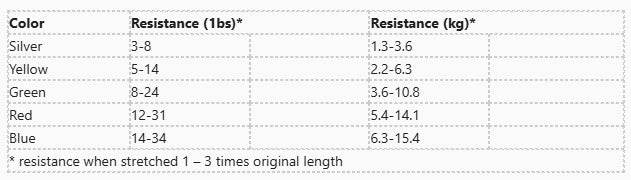 STRECHCORDZ (S102) Swimming/Dryland Resistance Cords Leg Straps