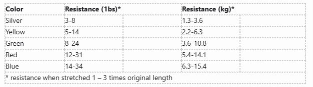 STRECHCORDZ (S104) Swimming/Dryland Resistance Cords Mini Modular Set