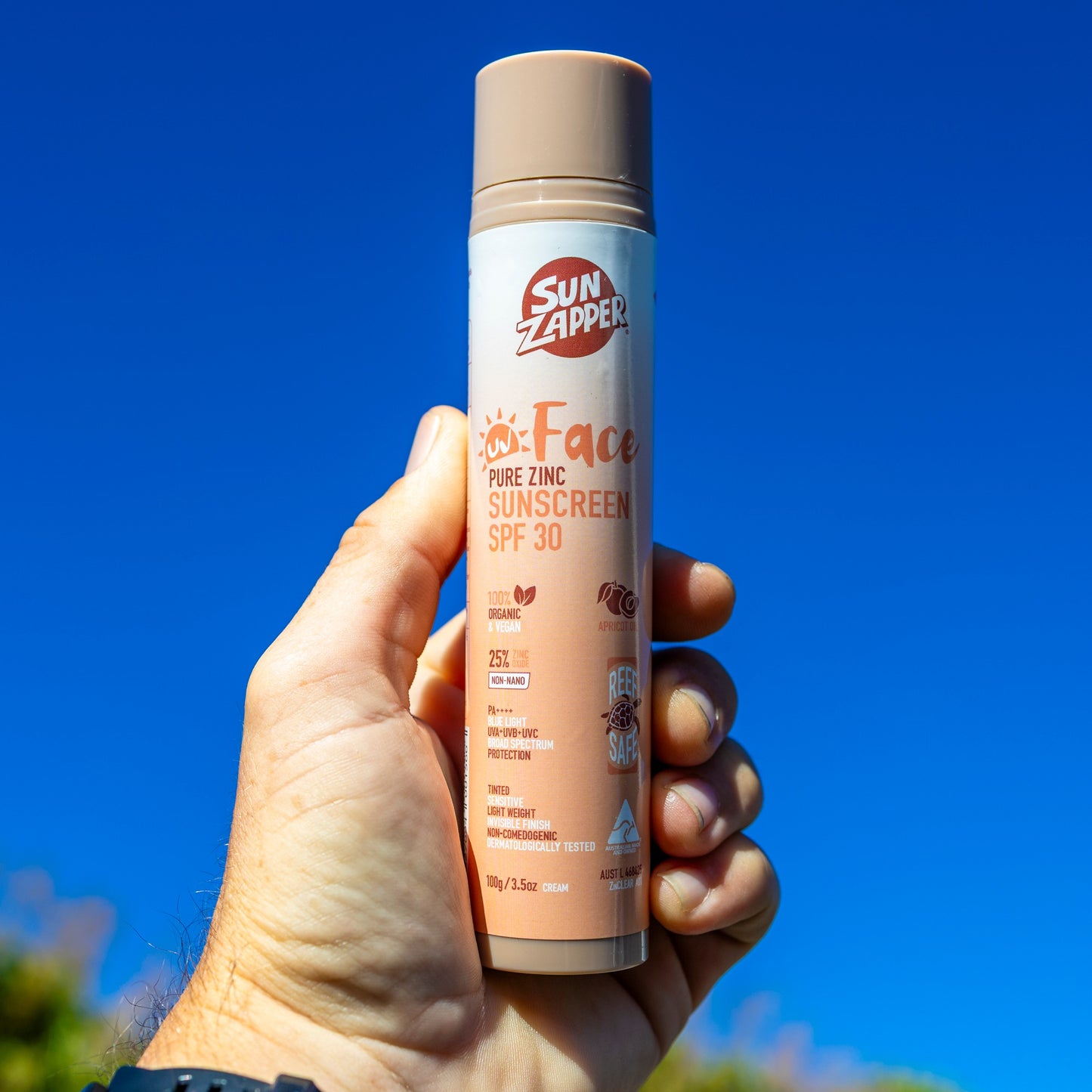 SUN ZAPPER Face Sunscreen SPF30 Airpump